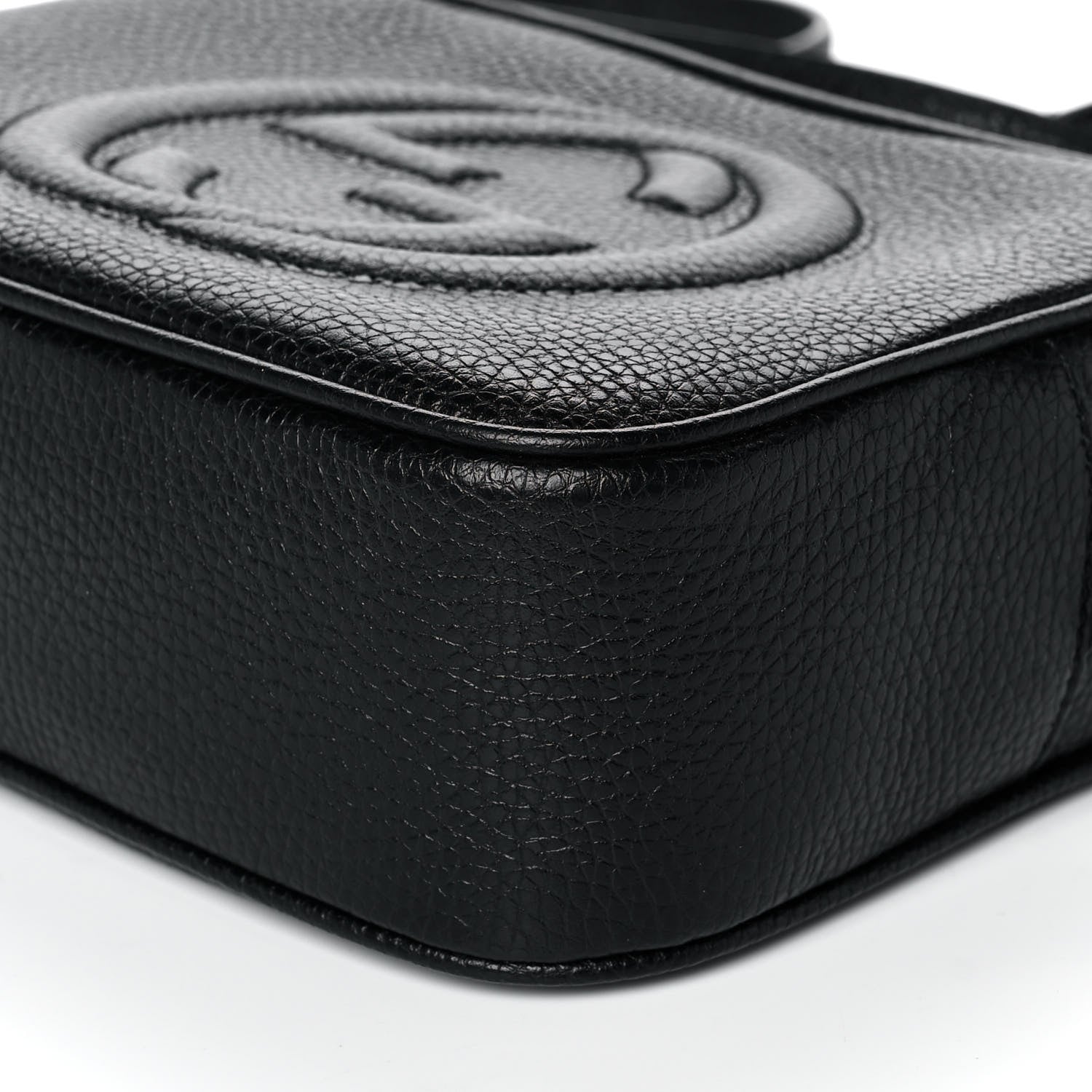 Gucci Pebbled Calfskin Small Soho Disco Bag Black 11 of 12