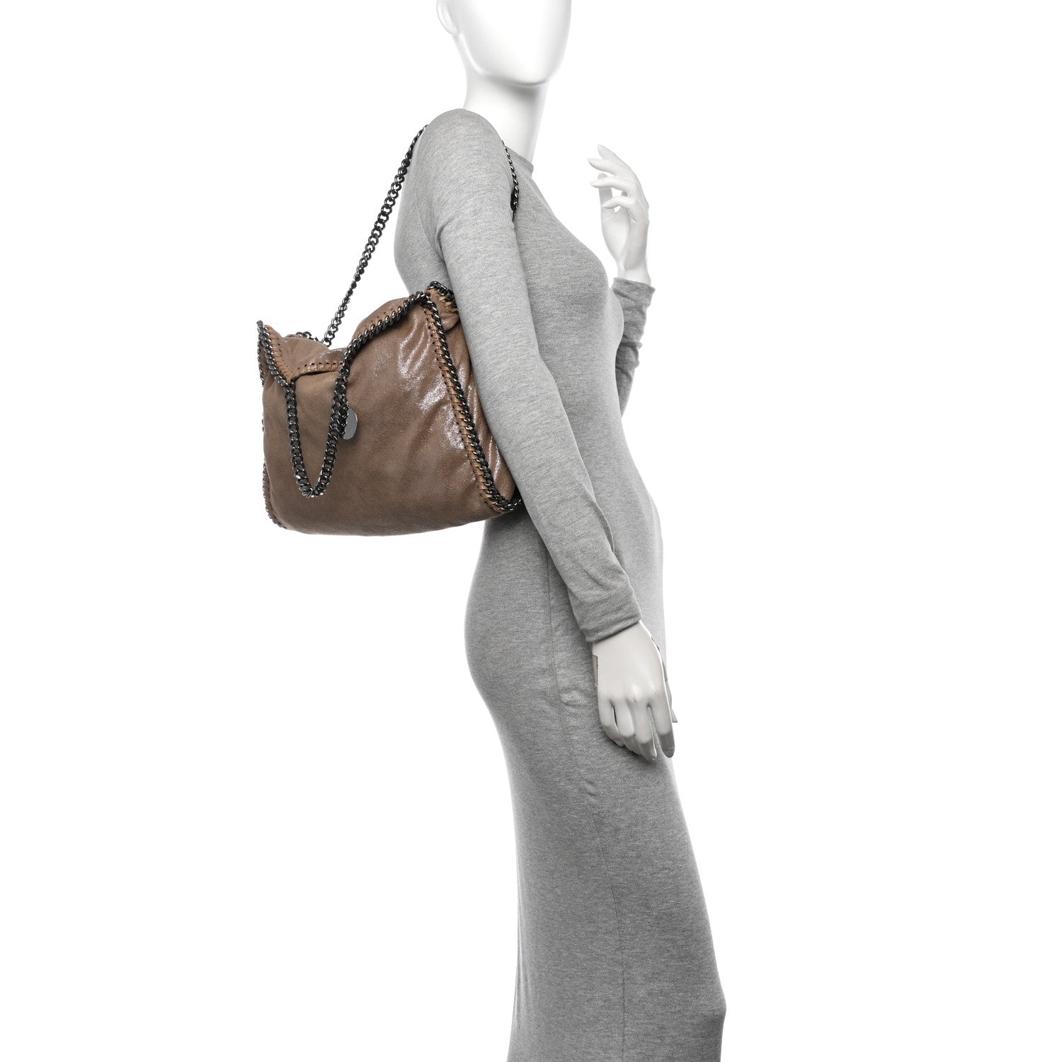 Stella McCartney Shaggy Deer Small Falabella Tote Taupe 2 of 11