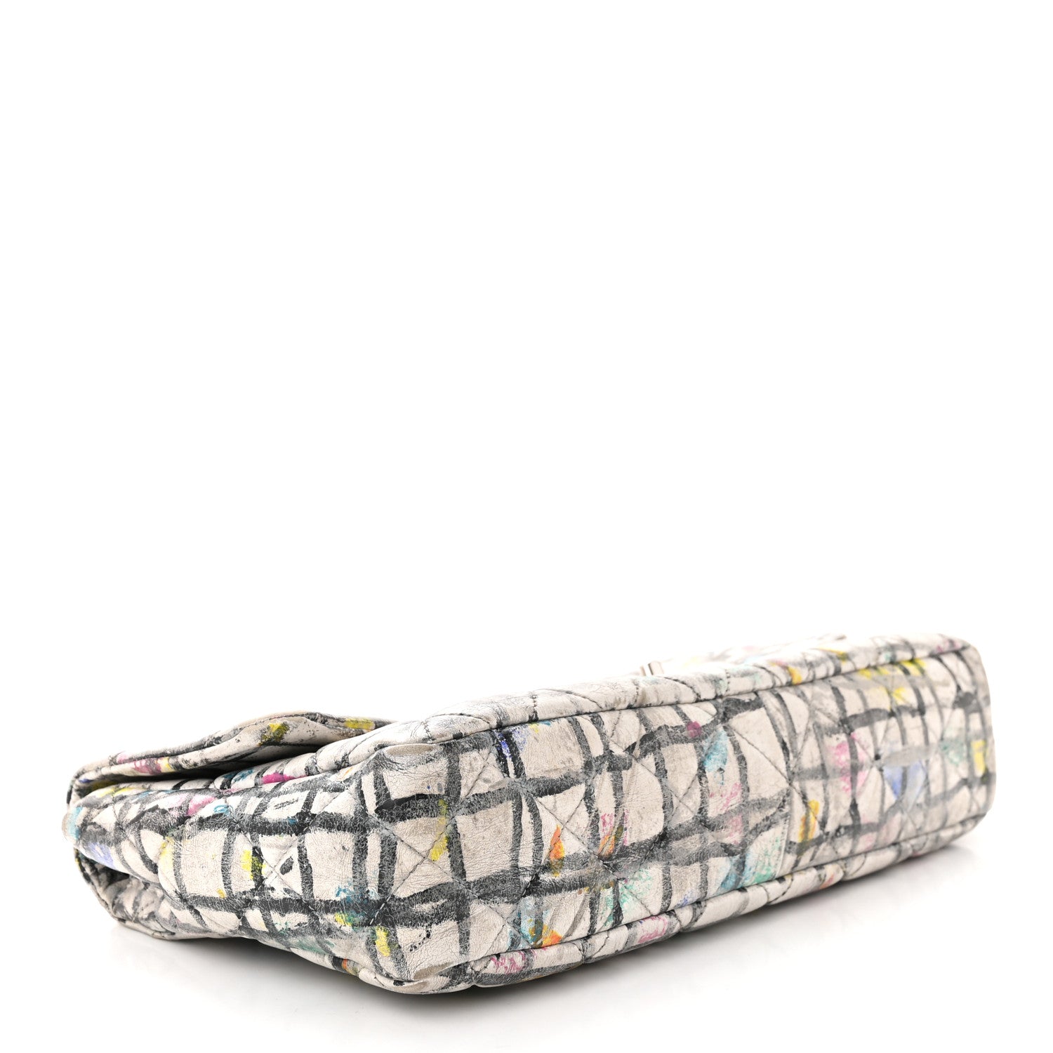 Chanel Calfskin Hand Painted Graffiti Flap Multicolor 4 of 11