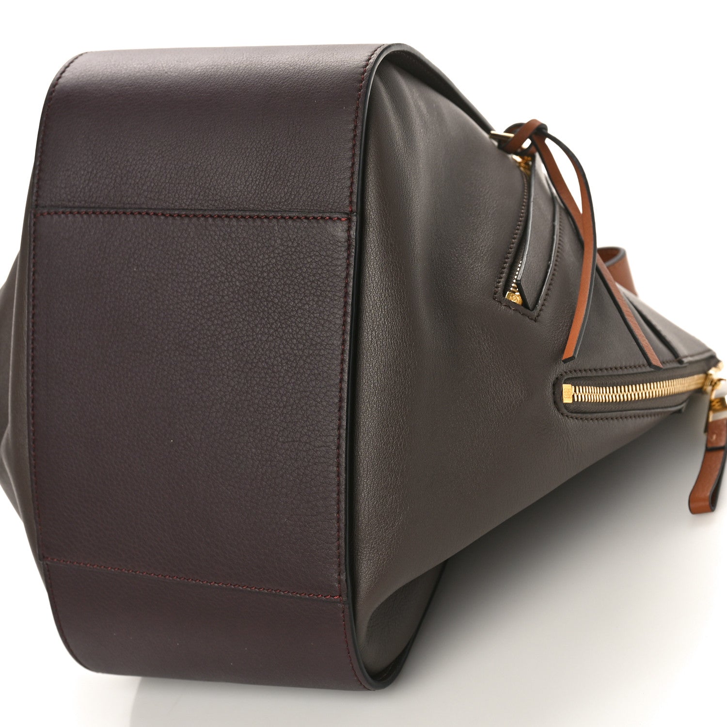 Loewe Calfskin Small Hammock Shoulder Bag Oxblood Tan 9 of 9