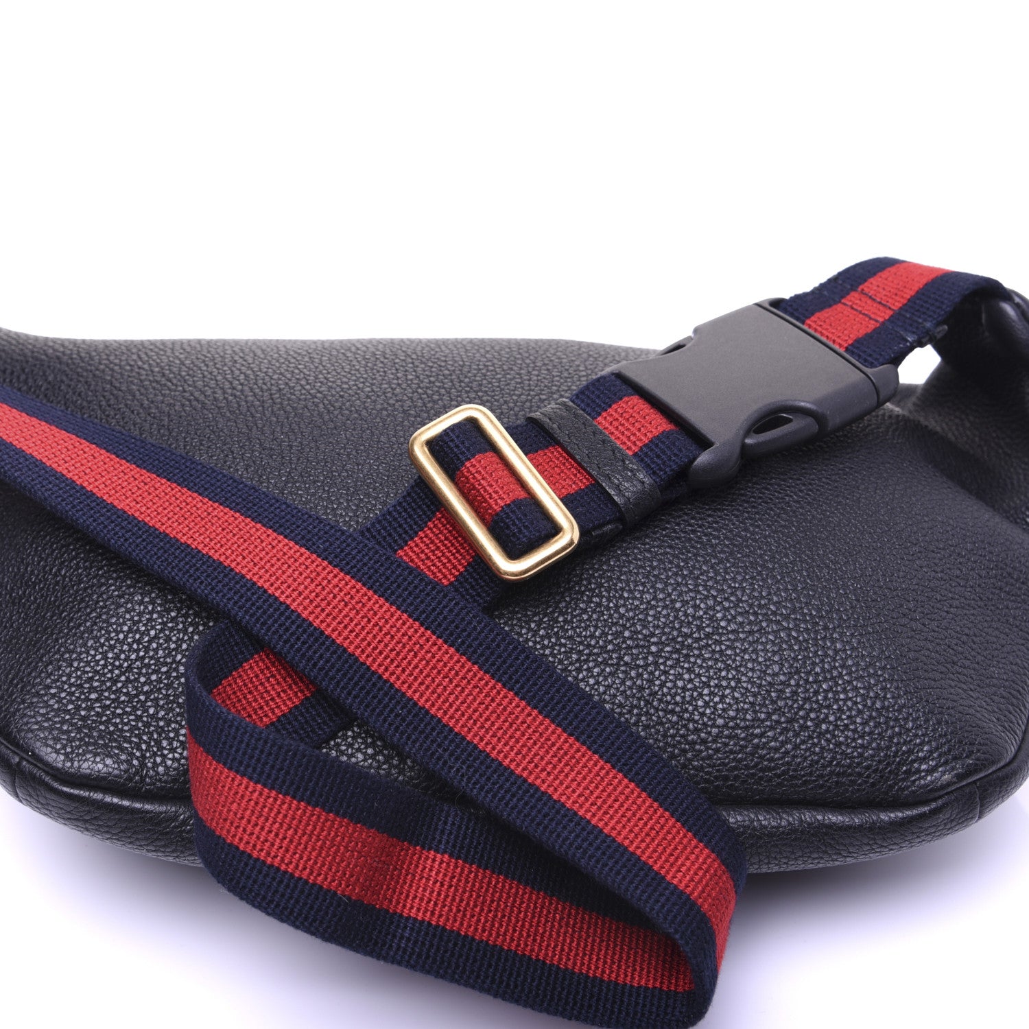 Gucci Grained Calfskin Coco Capitan Logo Belt Bag Black 10 of 10