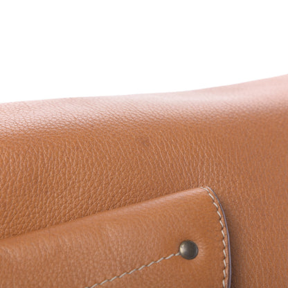 Christian Dior Calfskin Baudrier Saddle Bag Tan 9 of 15