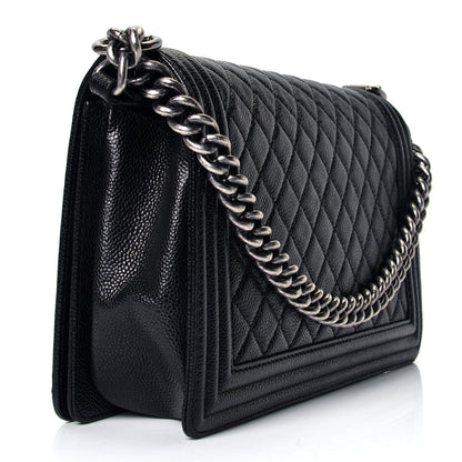 Chanel Caviar Quilted New Medium Boy Flap Black 2 of 4