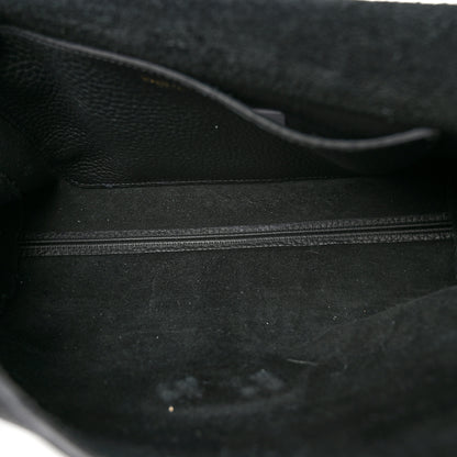 Mulberry Small Classic Grain Calfskin Medium Lily Black 5 of 9