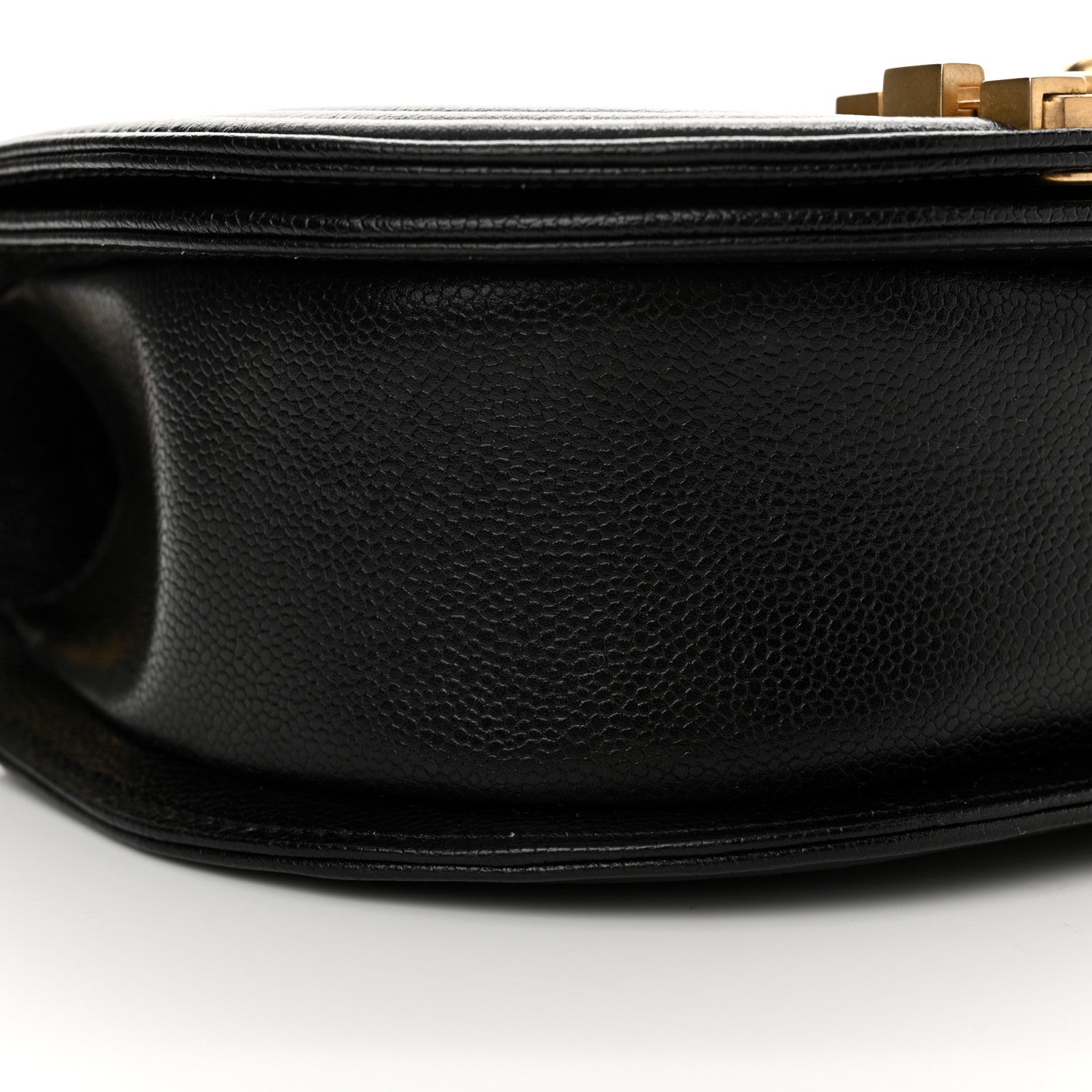 Chanel Caviar Quilted Small Boy Messenger Bag Black 9 of 12
