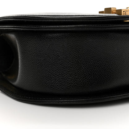 Chanel Caviar Quilted Small Boy Messenger Bag Black 9 of 12