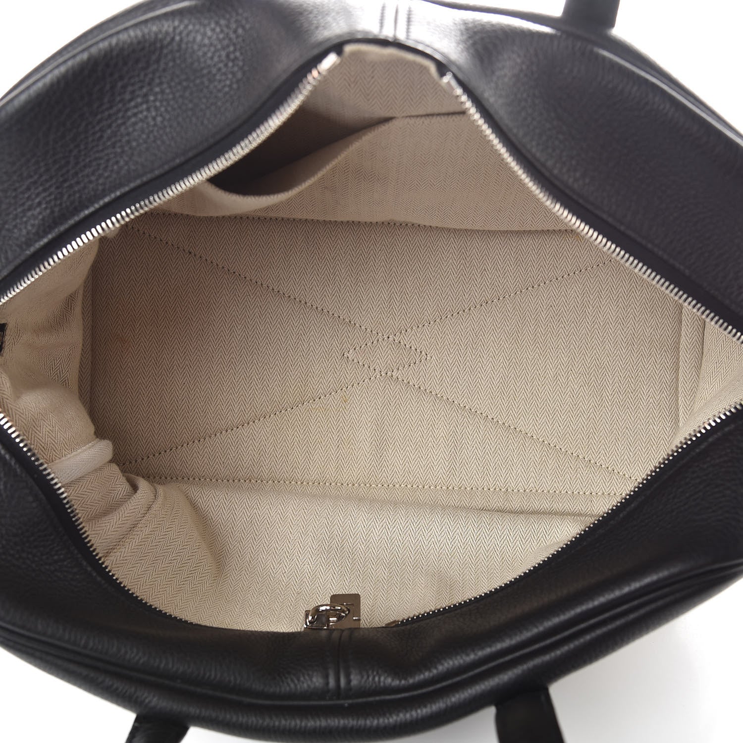 Hermes Taurillon Clemence Victoria II 35 Black 5 of 13