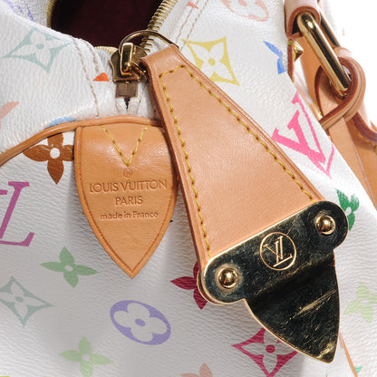 Louis Vuitton Monogram Multicolor Speedy 30 White 6 of 8
