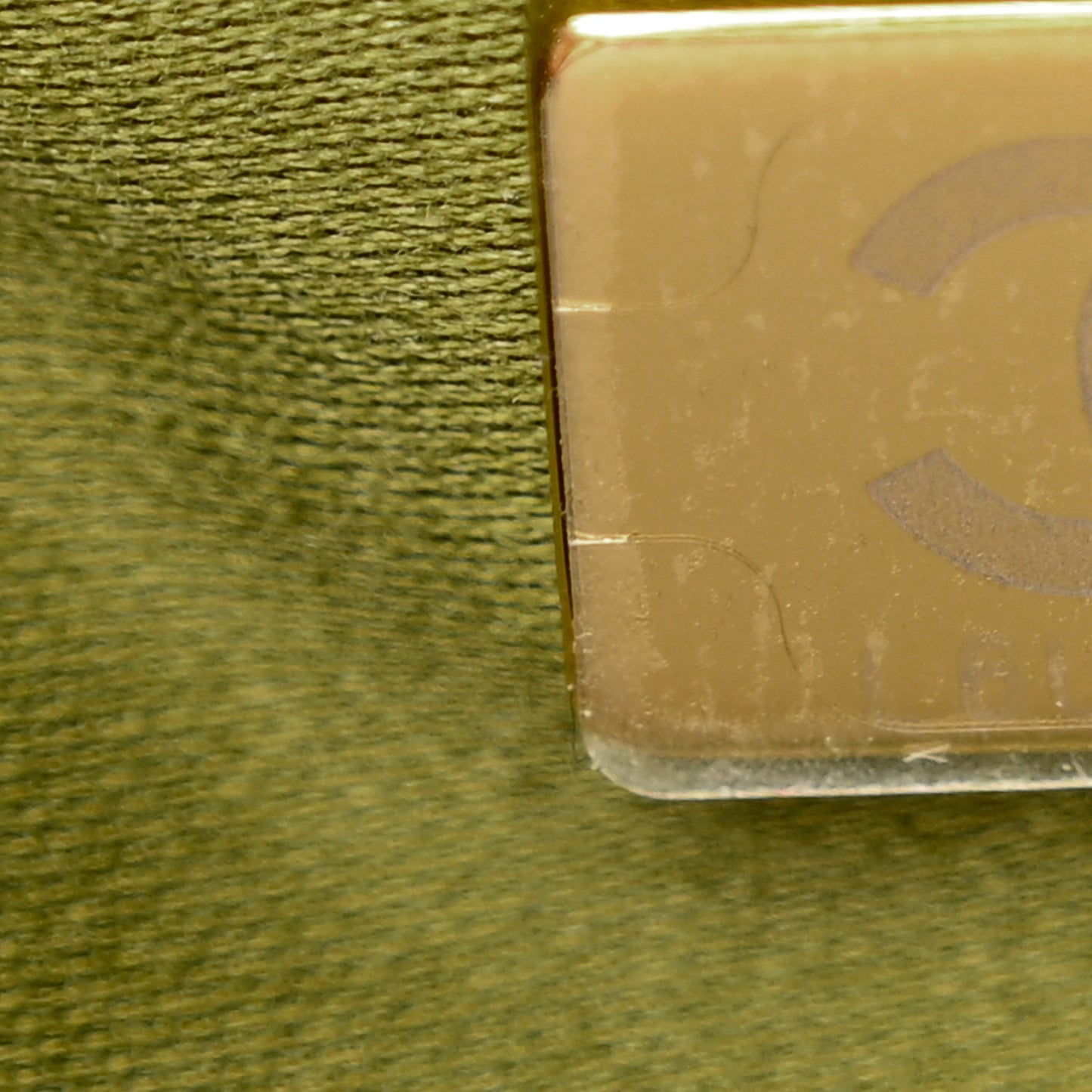 Suede Quilted Medium Chanel 25 Handbag Khaki