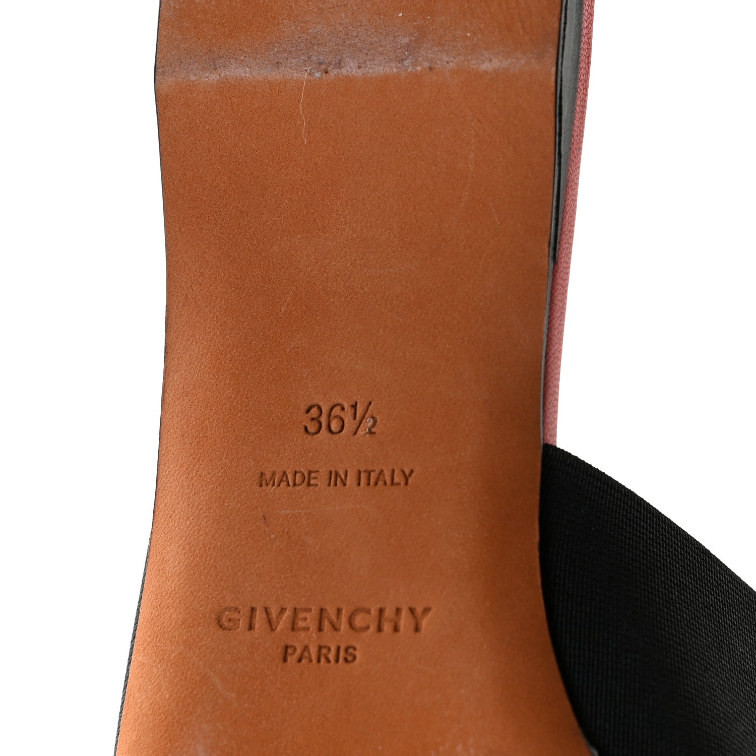 Givenchy Lambskin Bedford Logo Mule Slides 36.5 Orange 14 of 14