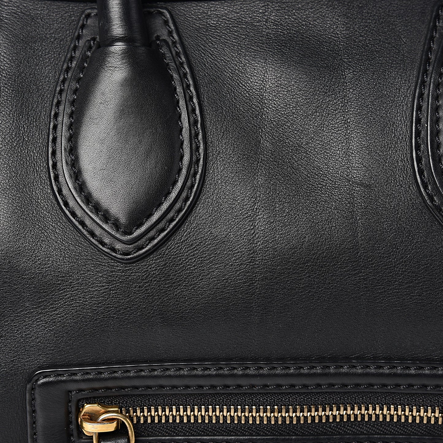 Smooth Calfskin Mini Luggage Black