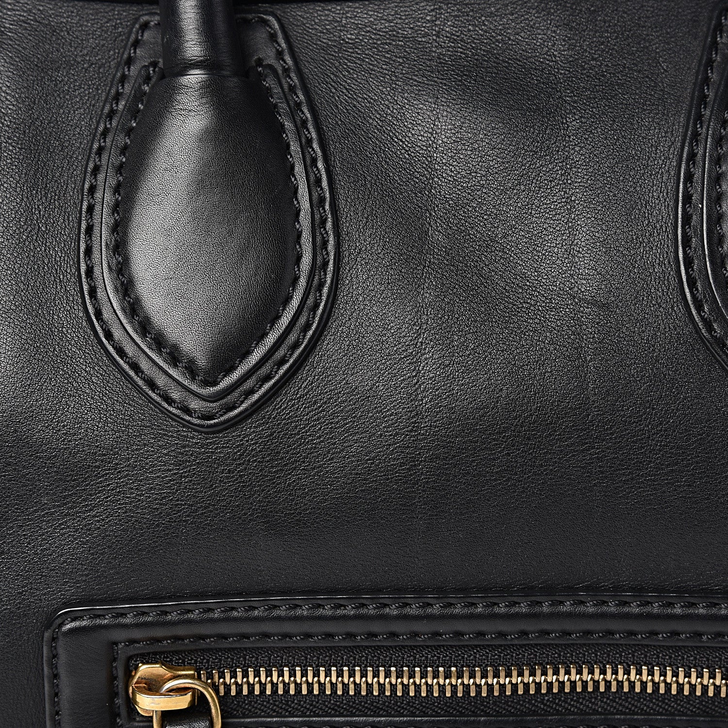 Celine Smooth Calfskin Mini Luggage Black 15 of 25