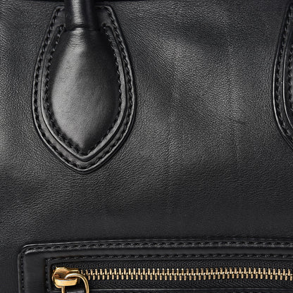Celine Smooth Calfskin Mini Luggage Black 15 of 25