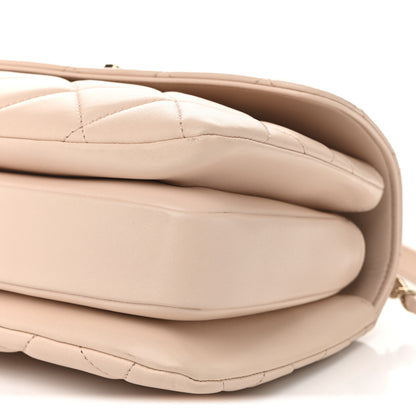 Chanel Lambskin Quilted Small Trendy CC Dual Handle Flap Bag Light Beige 10 of 11