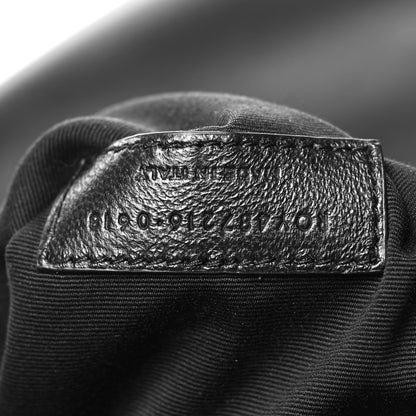 Saint Laurent Calfskin Y Quilted Monogram Medium Loulou Chain Satchel Black 7 of 10