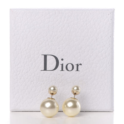 Christian Dior Pearl Mise En Dior Tribal Earrings 4 of 4