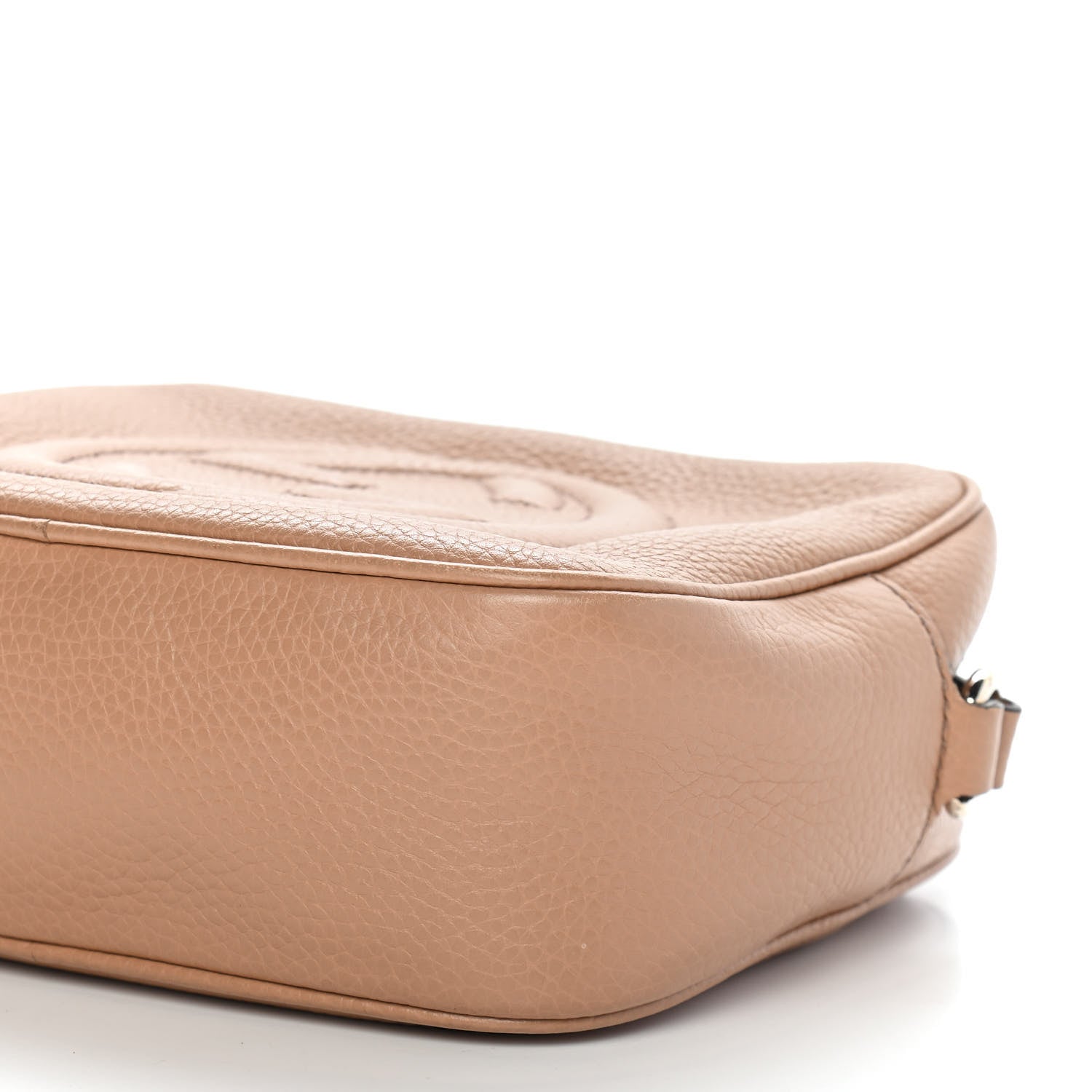 Gucci Pebbled Calfskin Small Soho Disco Bag Camelia 9 of 9