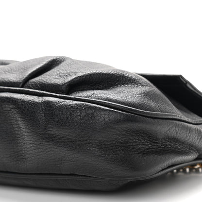 Fendi Vitello Flamingo Fendista Pouchette Crossbody Black 11 of 12