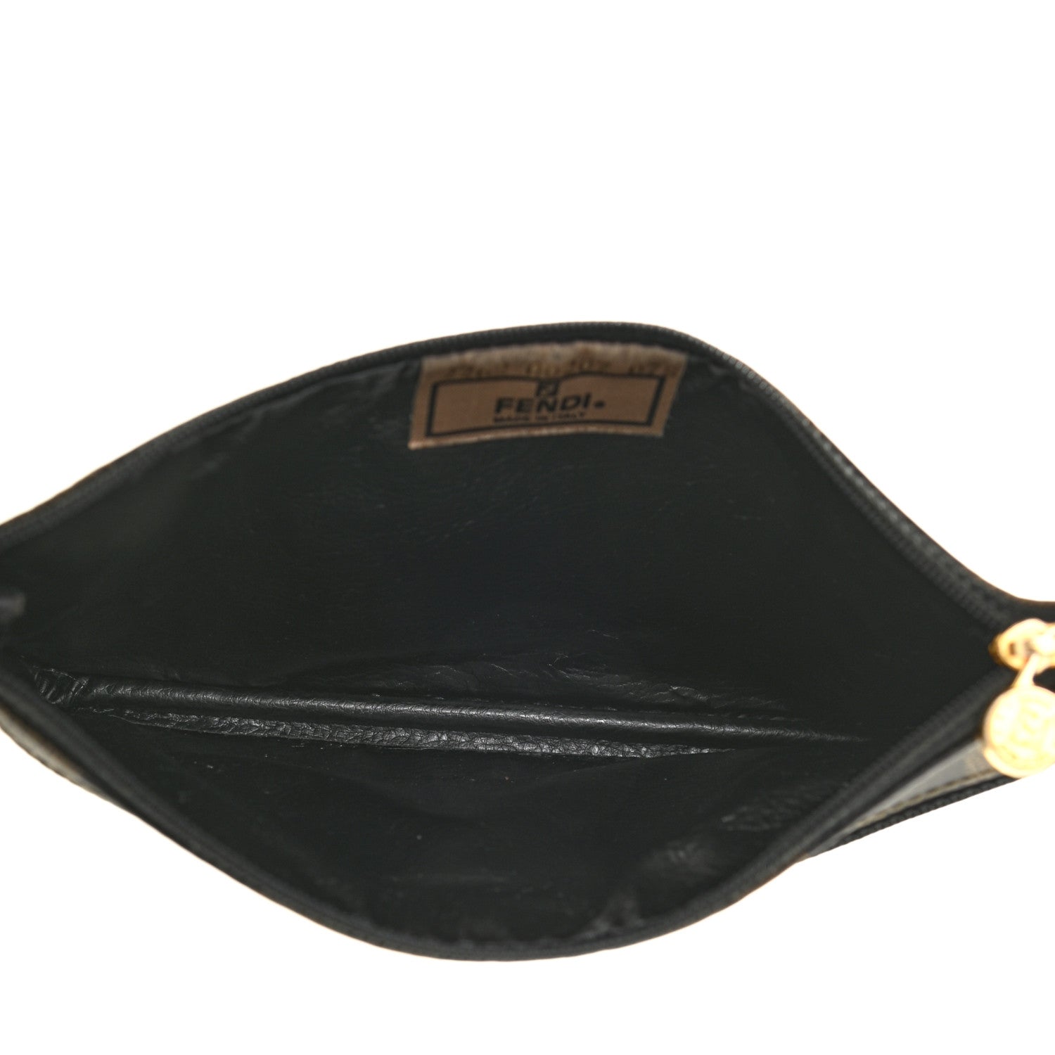 Fendi Pequin Zip Clutch Tobacco 5 of 10