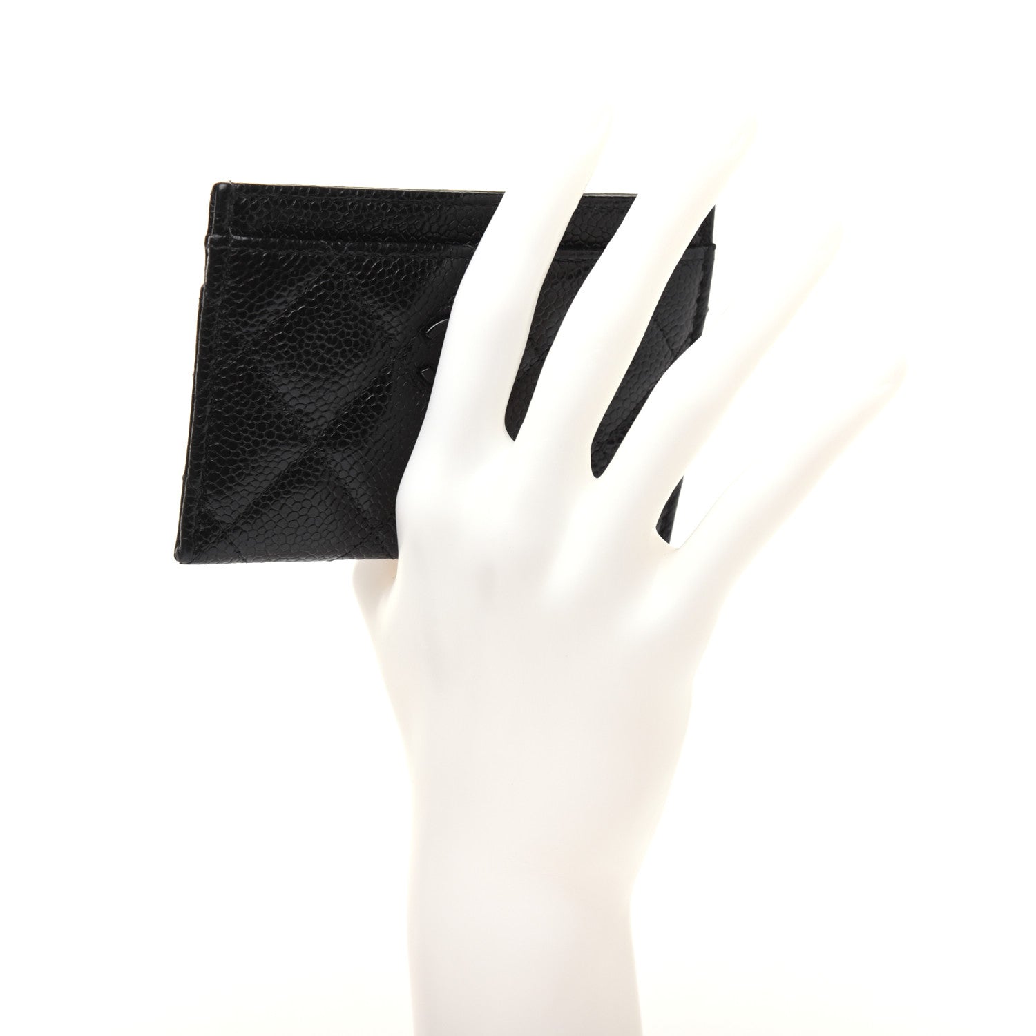 Chanel Caviar Quilted Incognito Card Holder Black 2 of 12