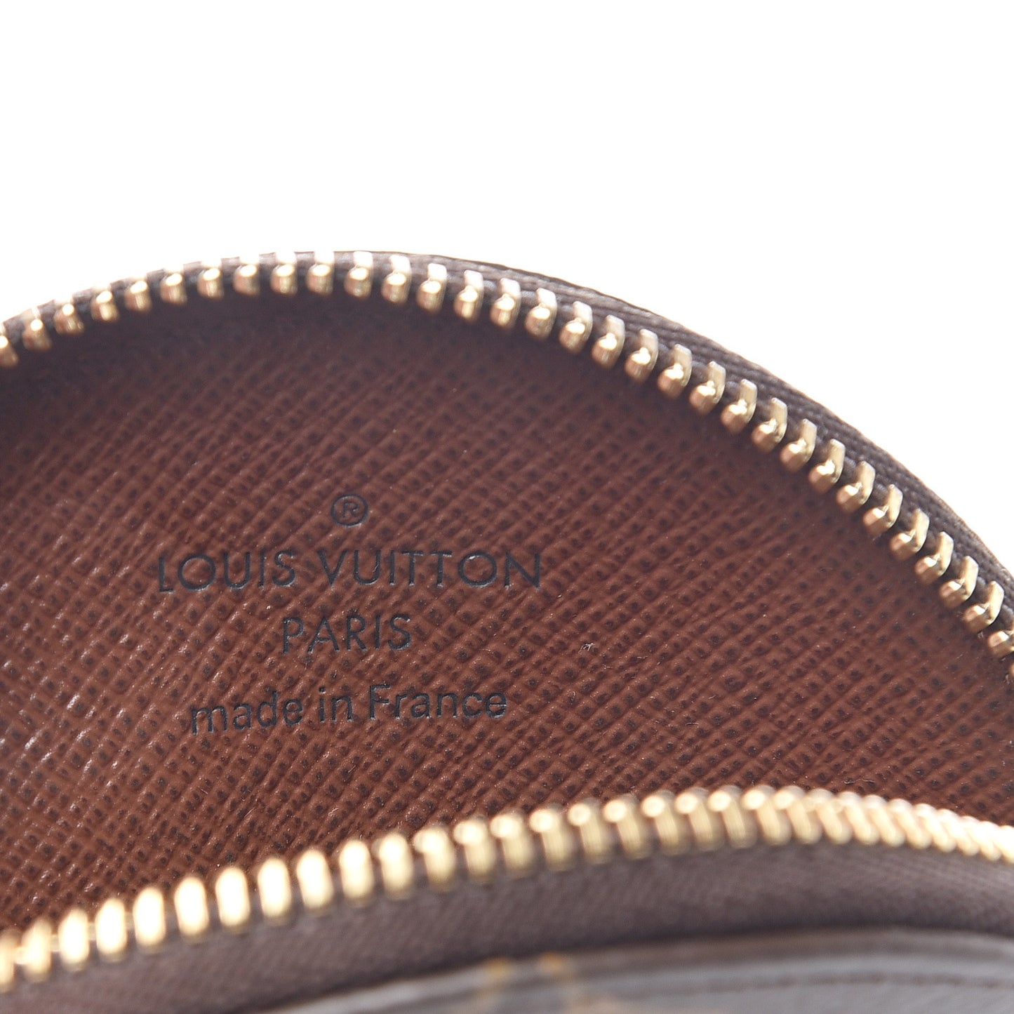 Monogram Round Coin Purse