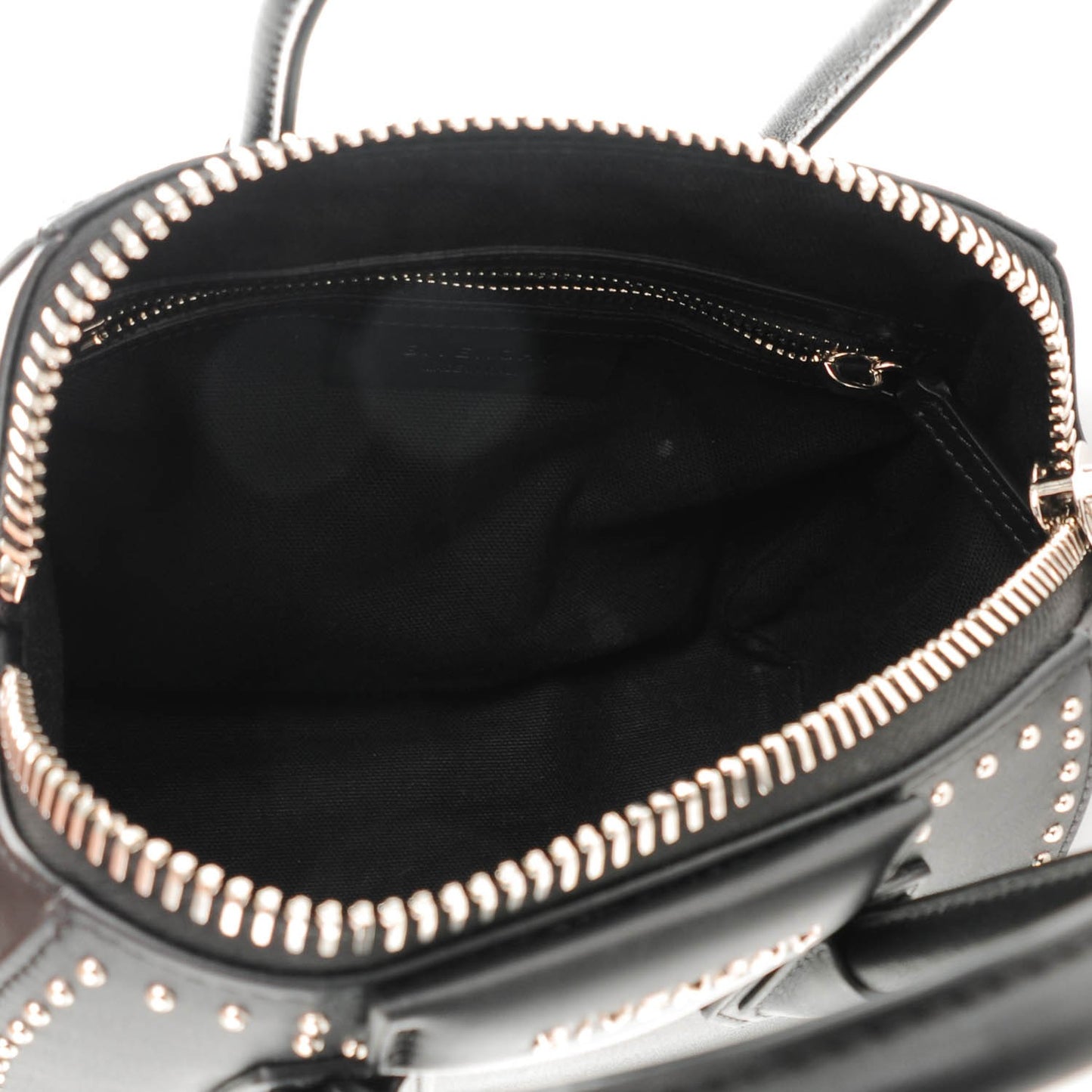 Smooth Calfskin Mini Studded Antigona Black