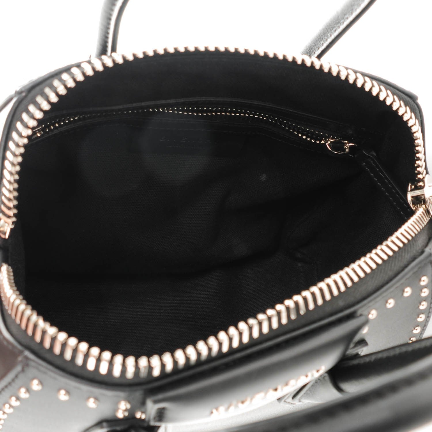 Givenchy Smooth Calfskin Mini Studded Antigona Black 5 of 7
