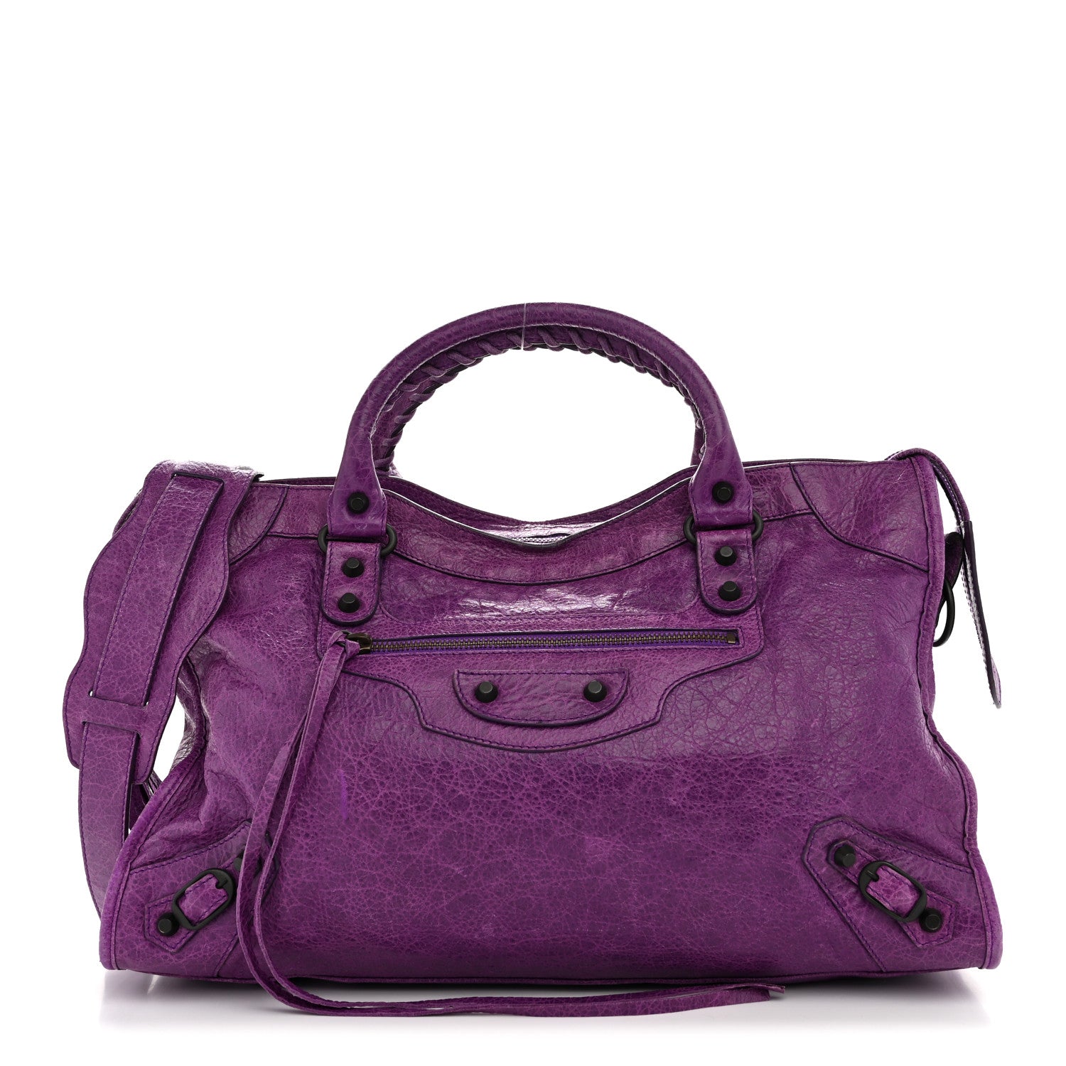 Balenciaga Agneau Classic Hardware City Ultraviolet 1 of 11