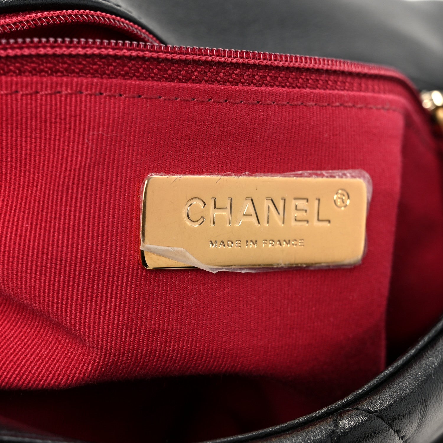 Chanel Goatskin Quilted Large Chanel 19 Flap Black 6 of 10