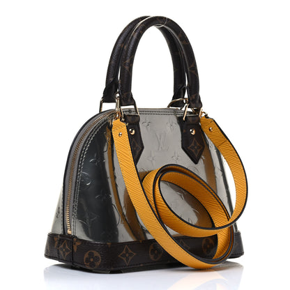 Louis Vuitton Vernis Epi Monogram Alma BB Bitume Metallise 2 of 4
