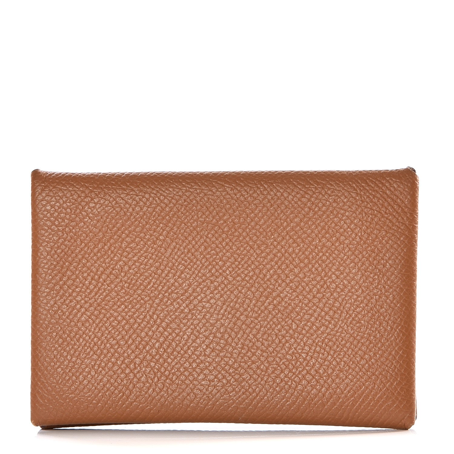 Hermes Epsom Calvi Card Case Gold 1 of 10