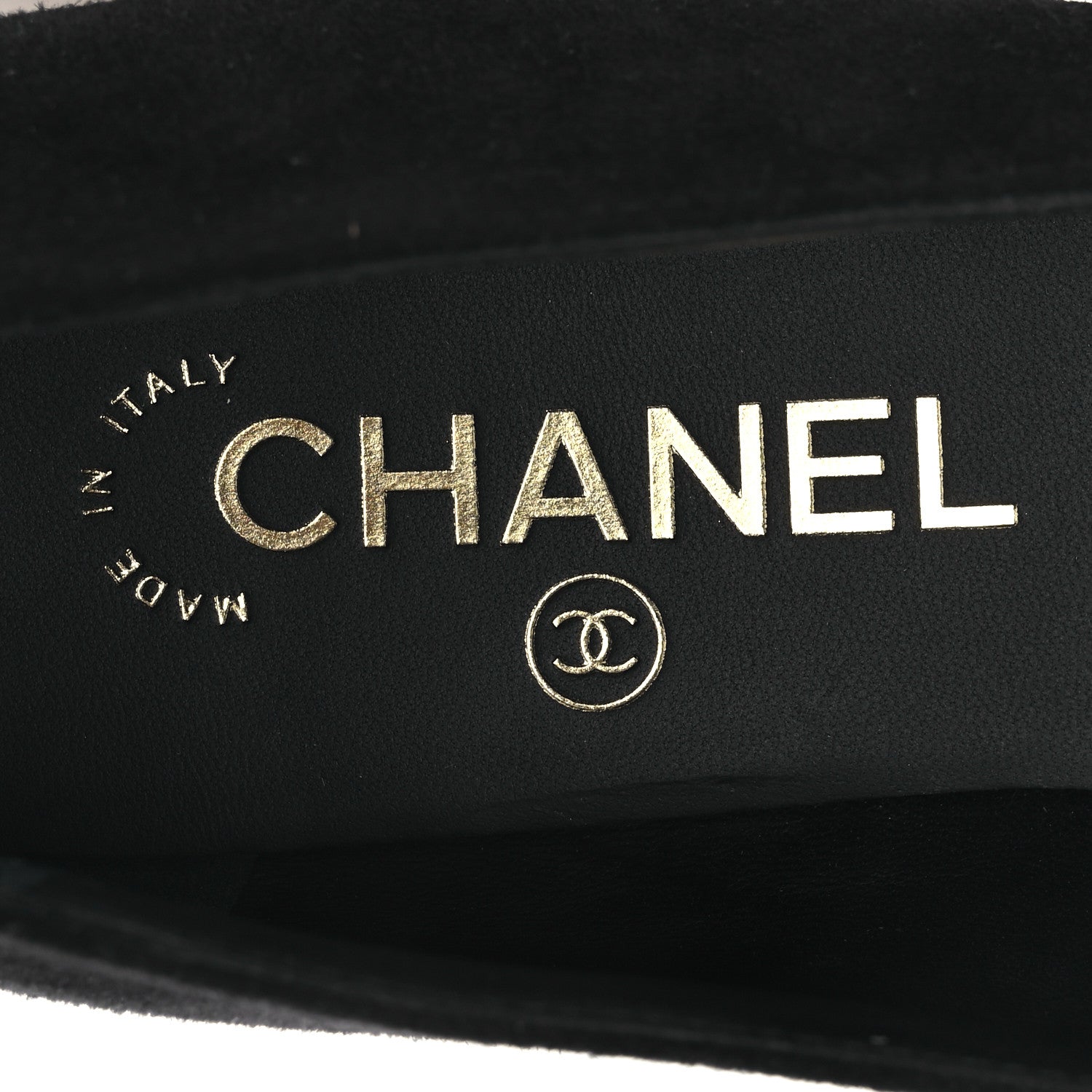 Chanel Suede Patent Cap Toe Camellia Ballerina Flats 36.5 Black White 9 of 10