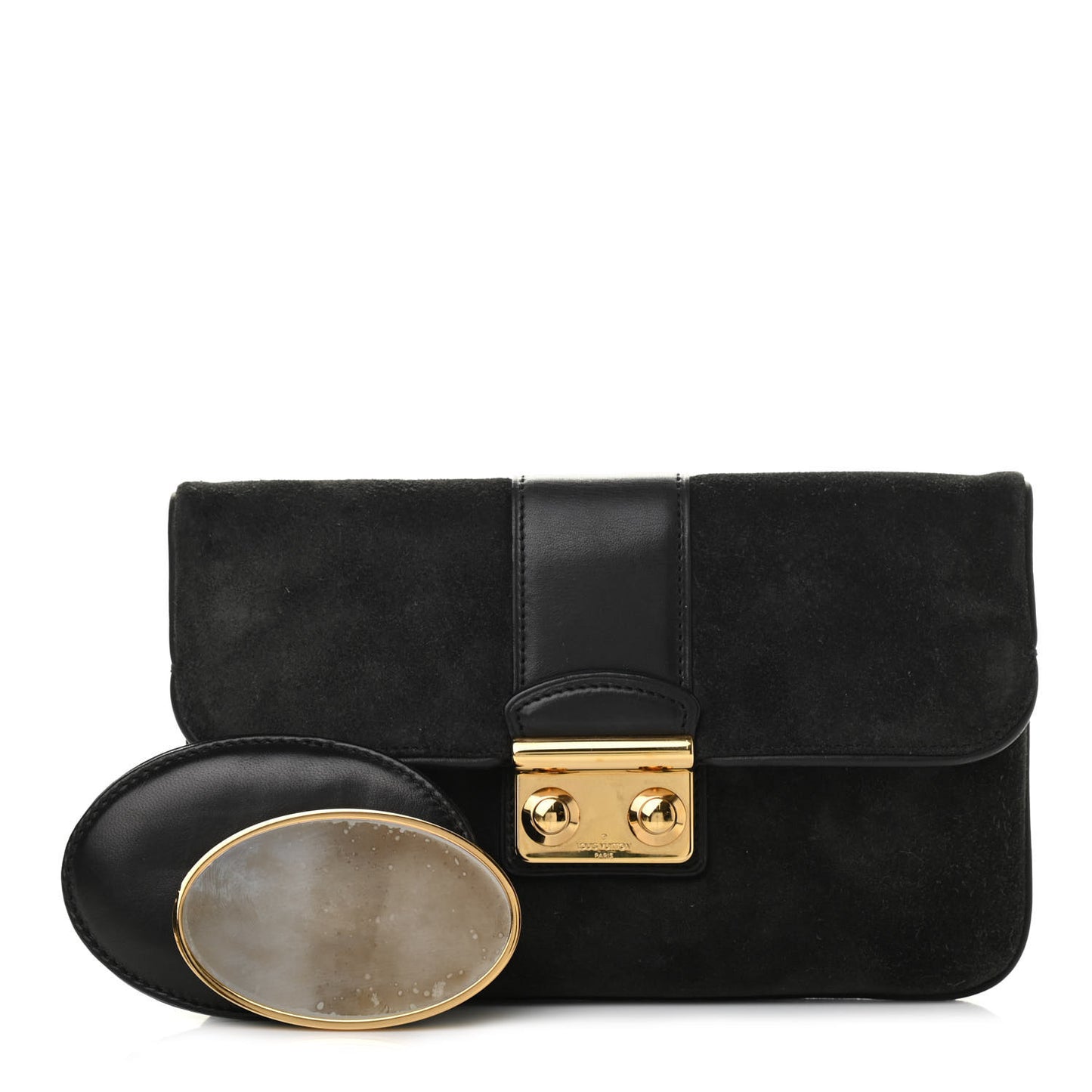 Suede SC Slim Clutch Coal