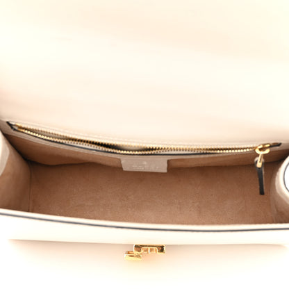 Gucci Calfskin Small Sylvie Shoulder Bag Off White 5 of 18