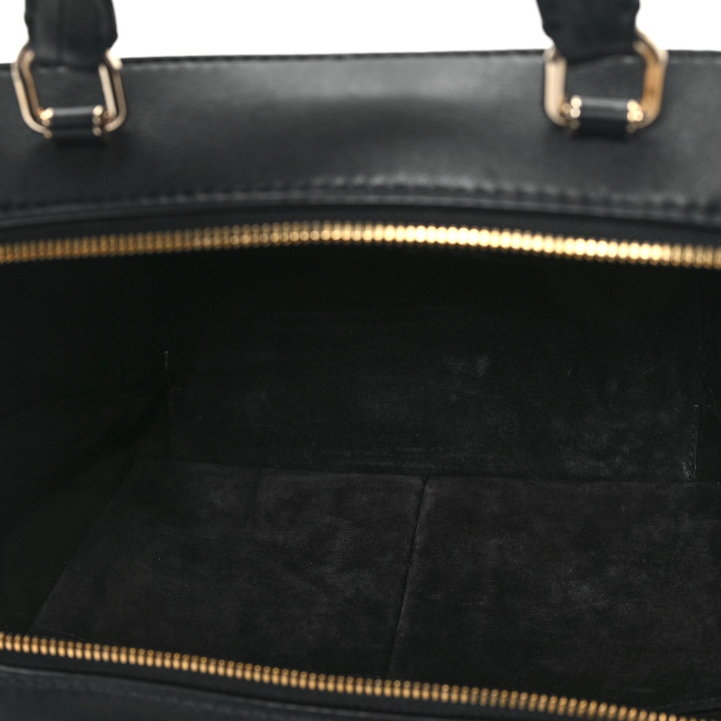 Calfskin Quilted Travel Kit Vanity Case Black