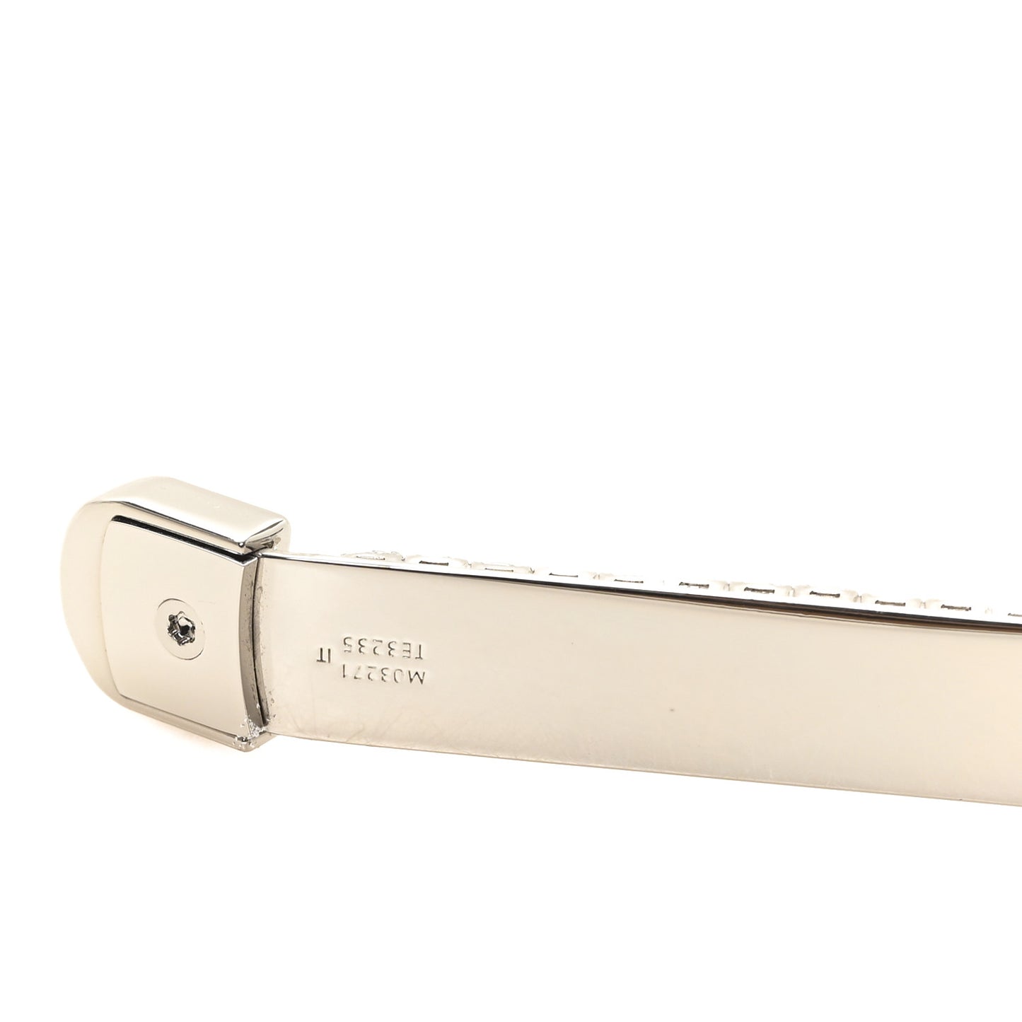 Strass Monogram LV Icon Headband Silver