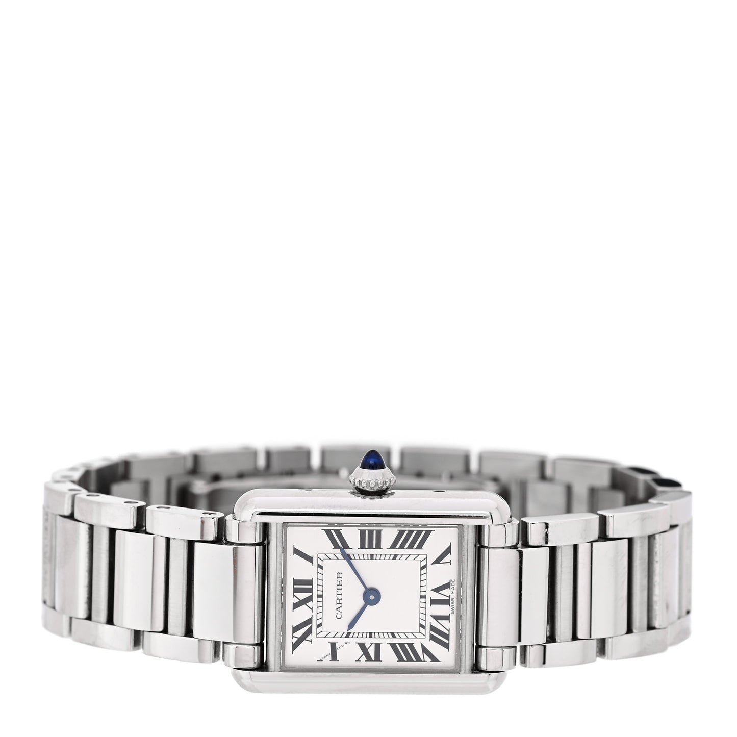 Stainless Steel 22mm Tank Must Quartz Watch