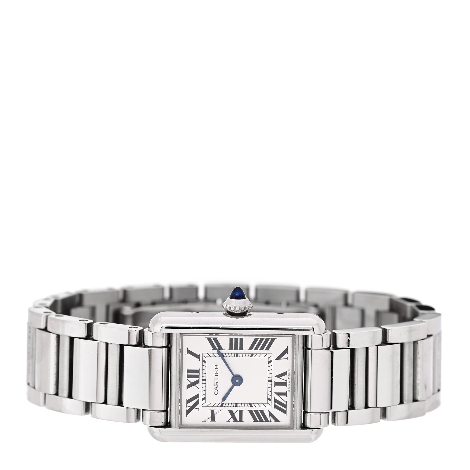 Cartier Stainless Steel 22mm Tank Must Quartz Watch 2 of 5