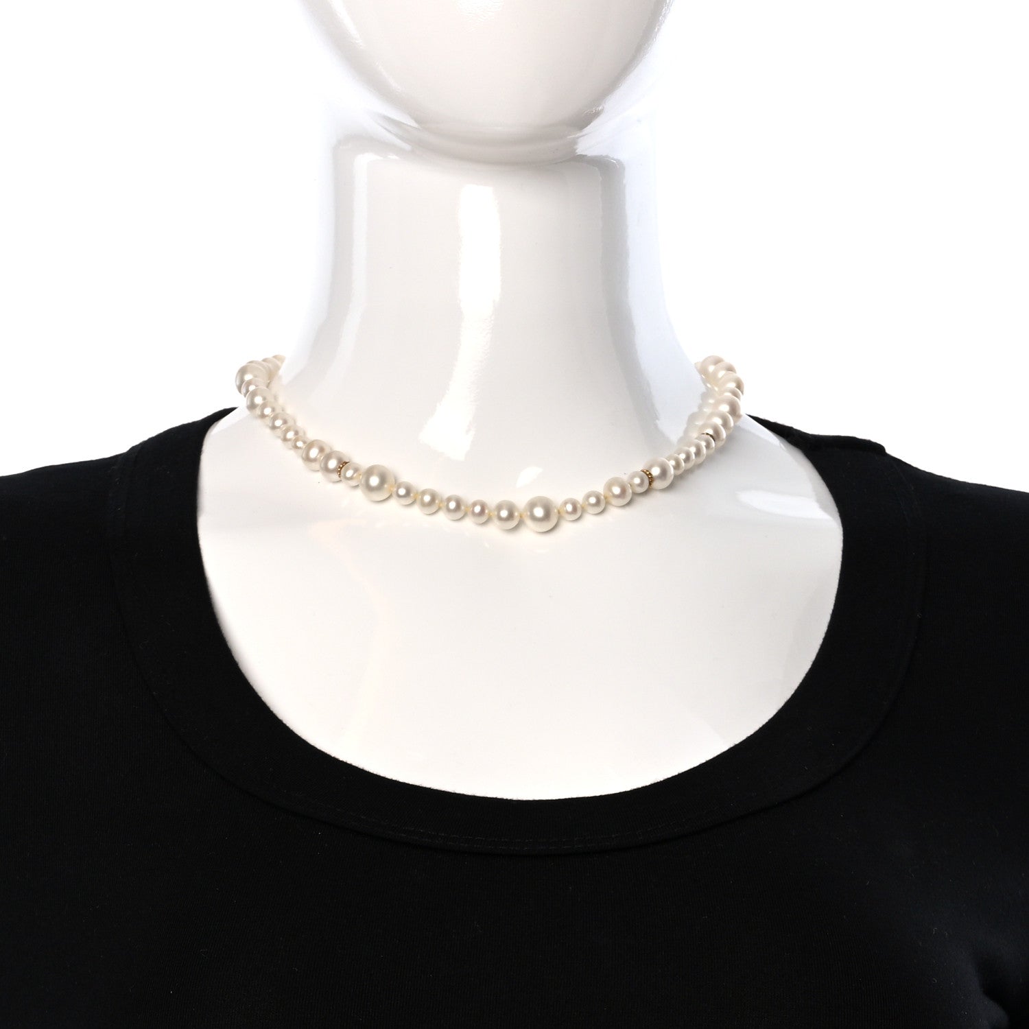 David Yurman Sterling Silver 18K Yellow Gold Pearl Necklace 3 of 5