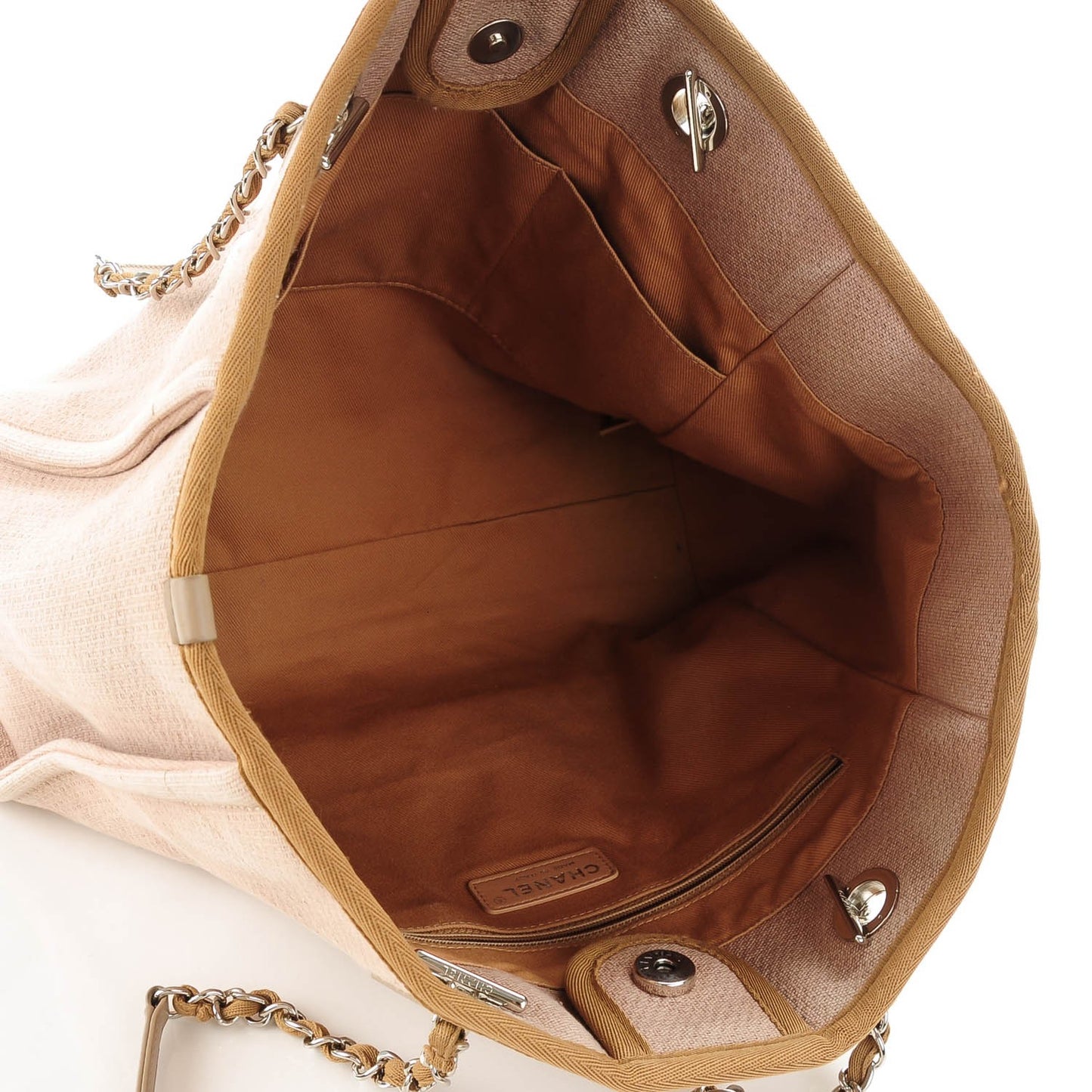 Canvas Small Deauville Tote Ecru