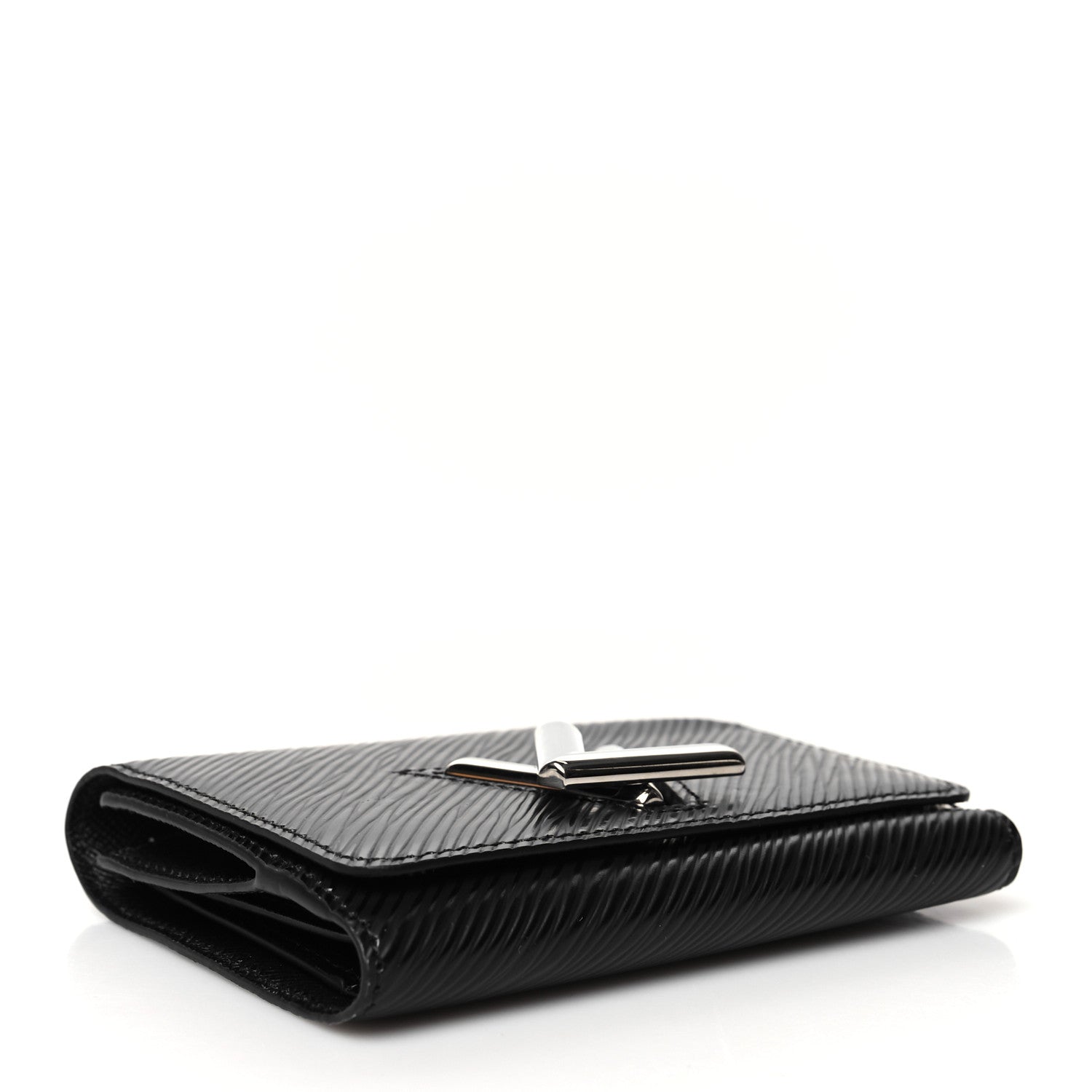 Louis Vuitton Epi Twist Compact Wallet Black 4 of 9