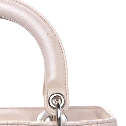 Christian Dior Lambskin Cannage Medium Lady Dior Light Pink 11 of 20
