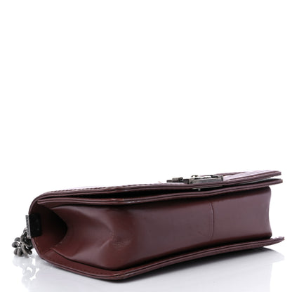 Chanel Calfskin Stitched Medium Boy Flap Brown 3 of 15