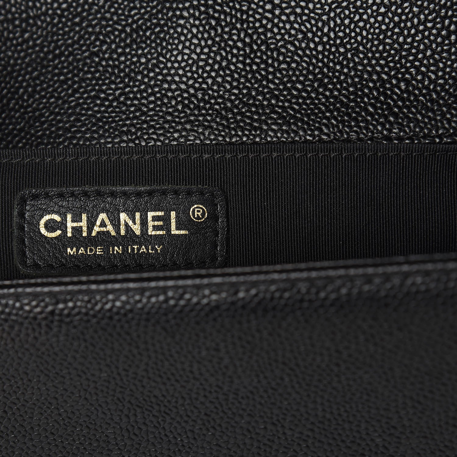 Chanel Caviar Quilted Medium Boy Flap Black 9 of 12