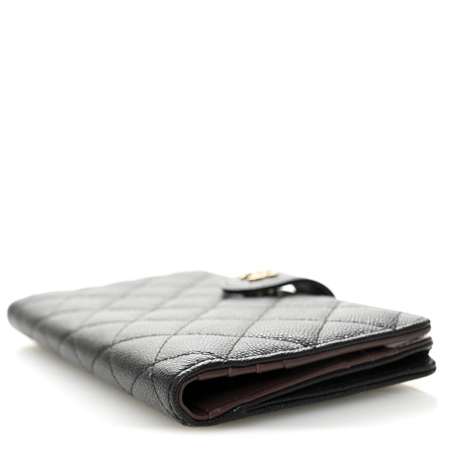 Chanel Caviar Quilted Long Zipped Wallet Black 4 of 9