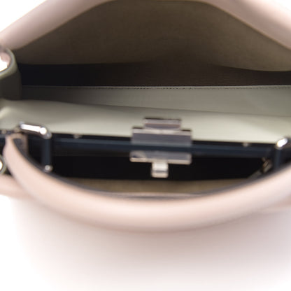 Fendi Vitello Seta Shiny Nappa Medium Peekaboo Iconic Satchel Soap Opale 4 of 8