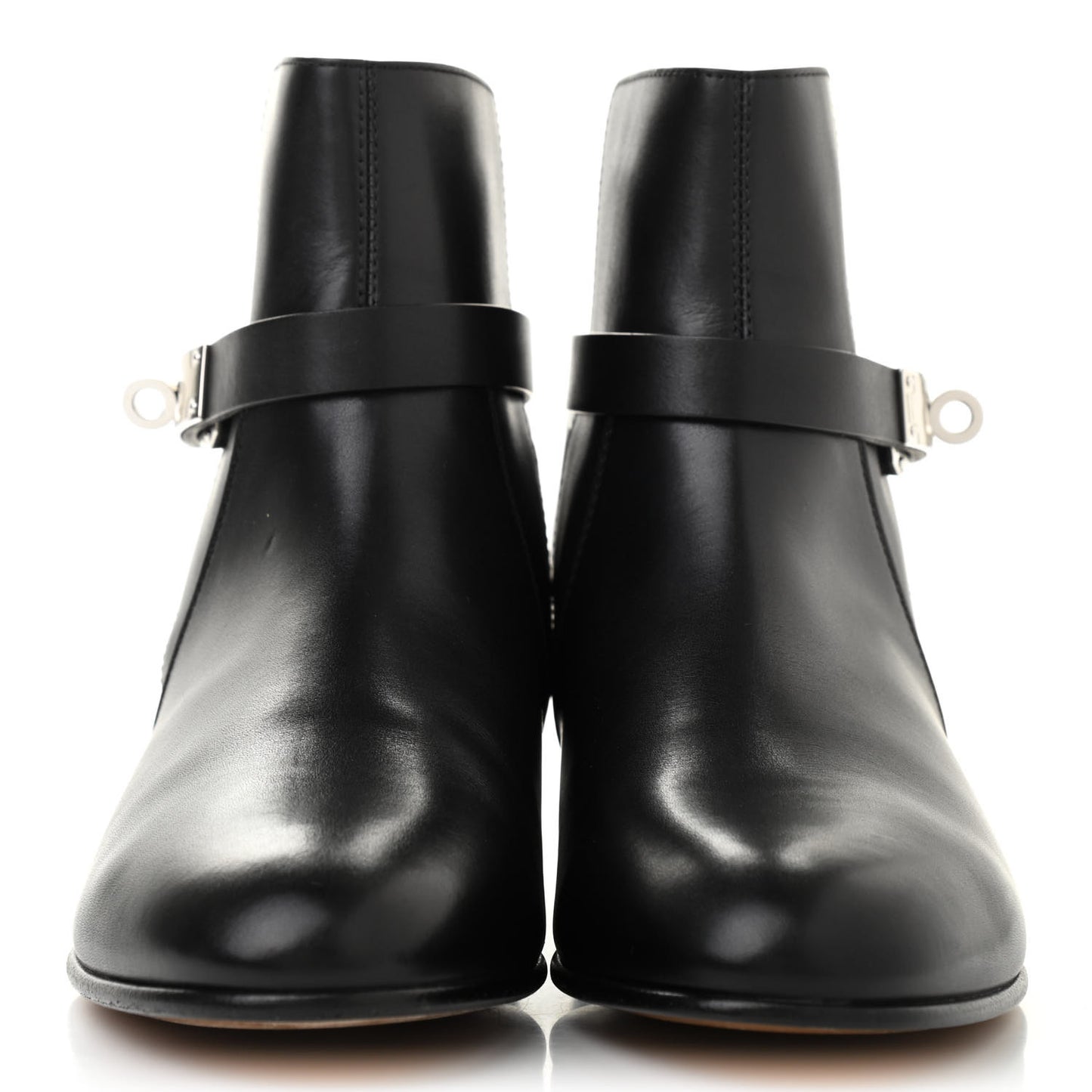 Calfskin Neo Low Boots 38 Black