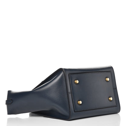 Celine Palmelato Calfskin Mini Tie Knot Tote Navy Blue 4 of 16