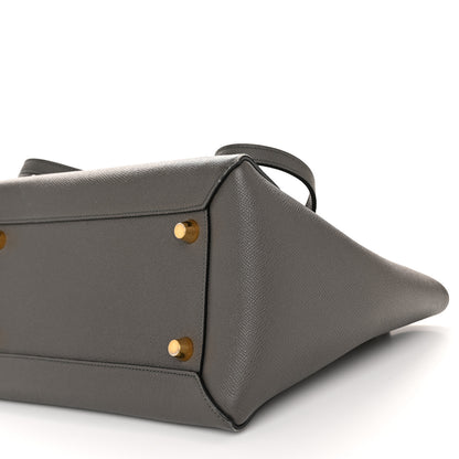 Celine Grained Calfskin Mini Belt Bag Grey 10 of 11
