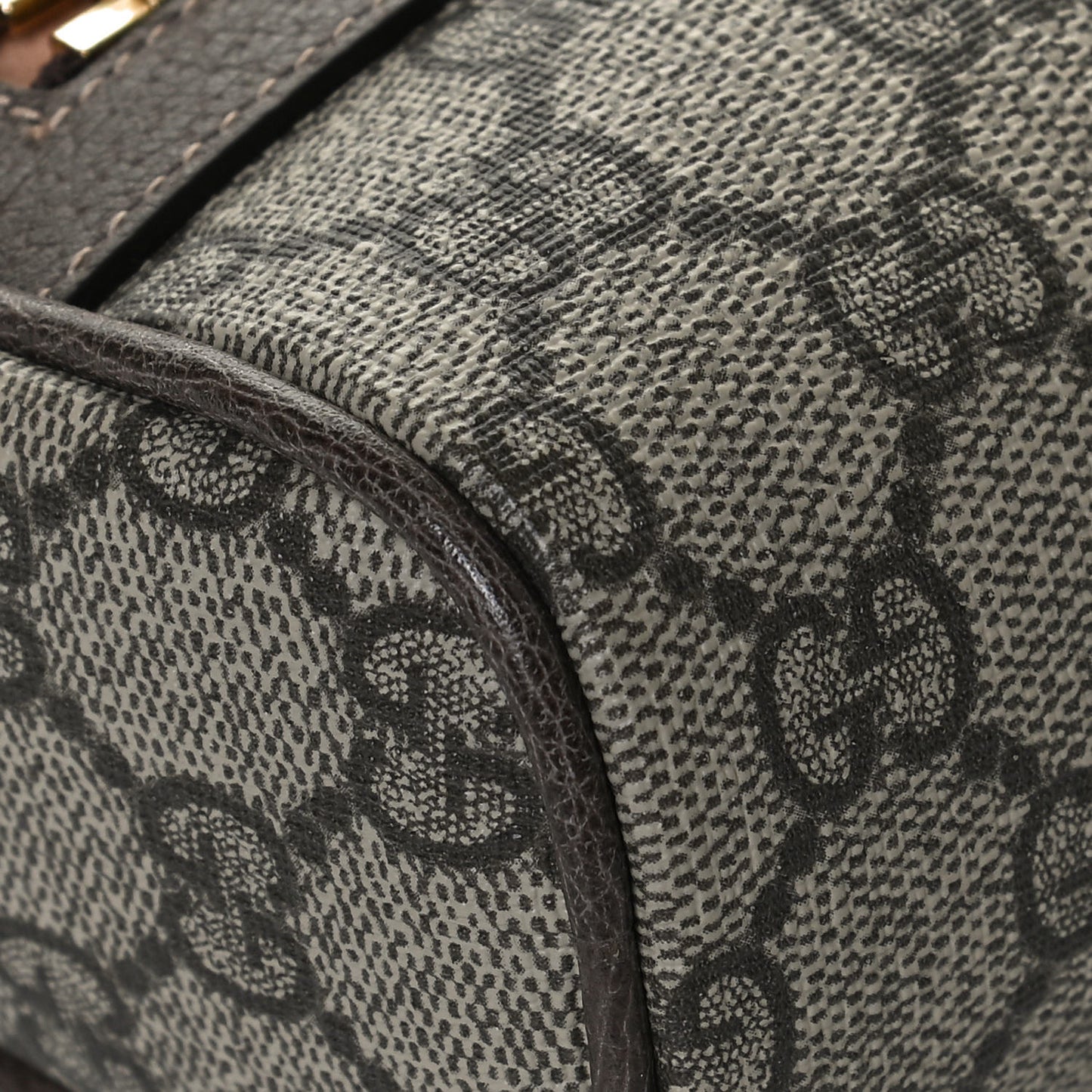 GG Supreme Monogram Web Small Ophidia Belt Bag 75 30 Dark Brown
